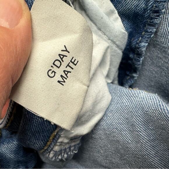 Rolla’s Blue High Rise Skinny Jeans Womens 28 Distressed Eastcoast Ankle Stretch - Picture 12 of 13